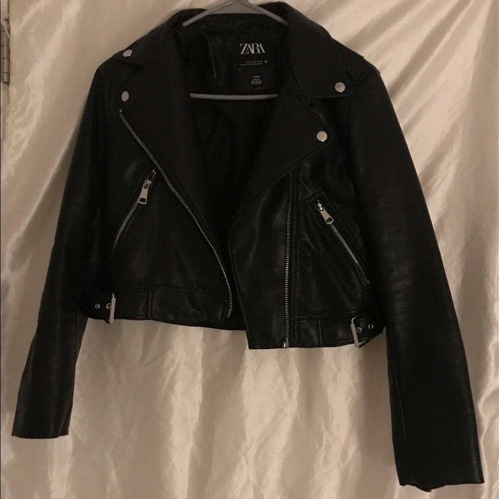 Faux Leather Zara Coat